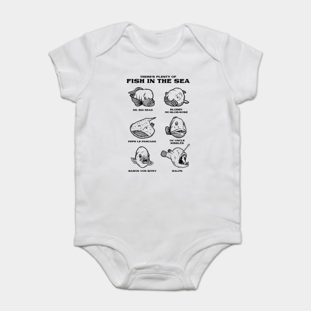 Plenty Of Ugly Fish In The Sea - Ugly Fish Meme Baby Bodysuit by dumbshirts